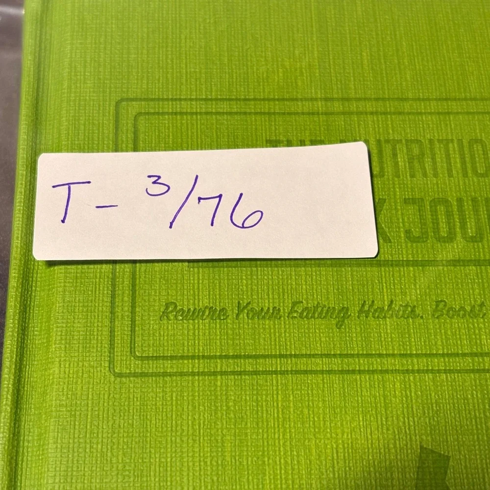 Habit Nest Nutrition Sidekick Journal Unisex OS Green Excellent Health Tracker